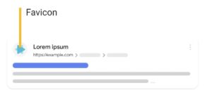 Google teste une nouvelle variante de favicons en combinaison avec l’URL